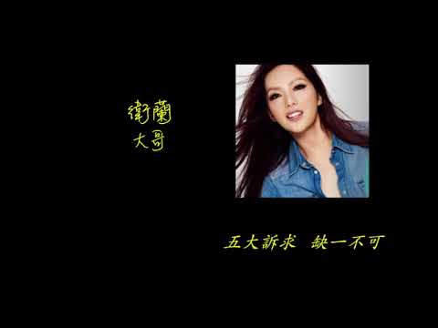 衛蘭 大哥