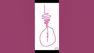 One line drawing with 💡#art #shortvideo #shorts #onelinedrawing #light #drawing