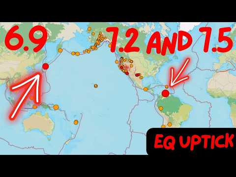 Major large global Earthquake uptick. Two 7.0 Eqs Venezuela. 6.9 Japan... Shaky Wednesday!