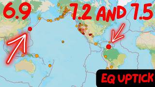 Major large global Earthquake uptick. Two 7.0 Eqs Venezuela. 6.9 Japan... Shaky Wednesday!