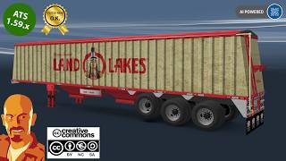 BANENS GRAIN HOPPER v2.0 ATS 1.58-1.59.x (ATS MOD). screenshot 3