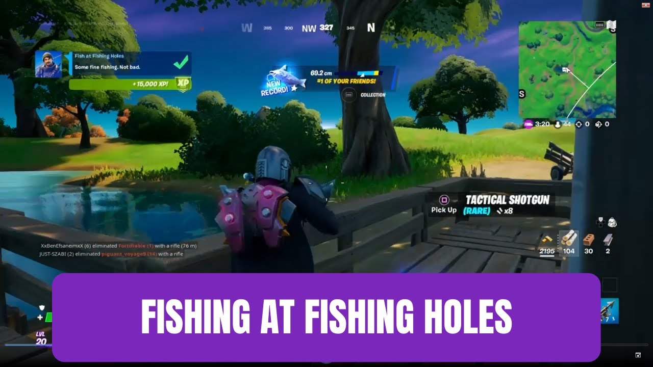Fortnite Fish At Fishing Holes Epic Quest Guide YouTube