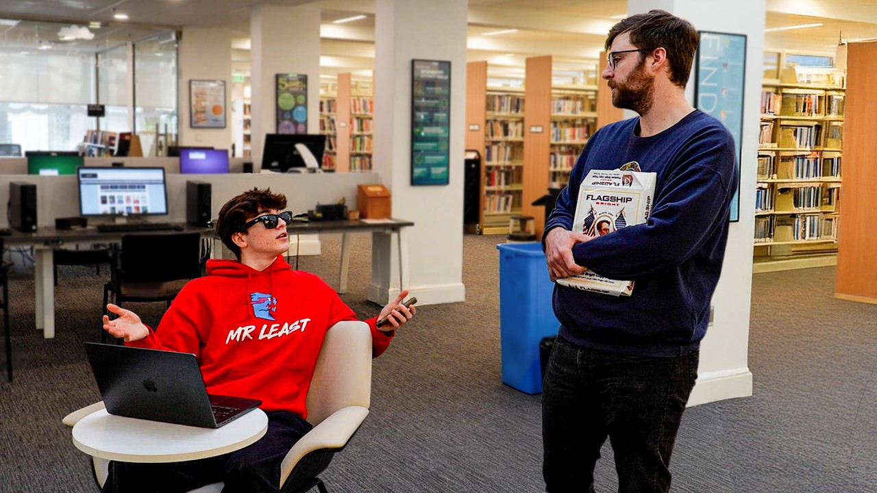 Disturbing Sounds In Library Prank