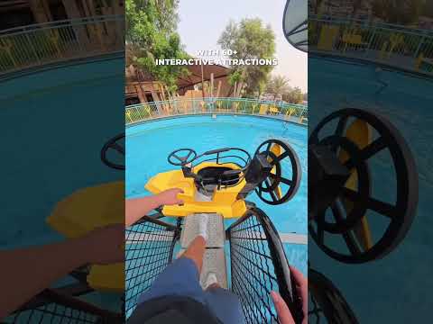 UNDERWATER submarine attraction through a real aquarium! 🦈