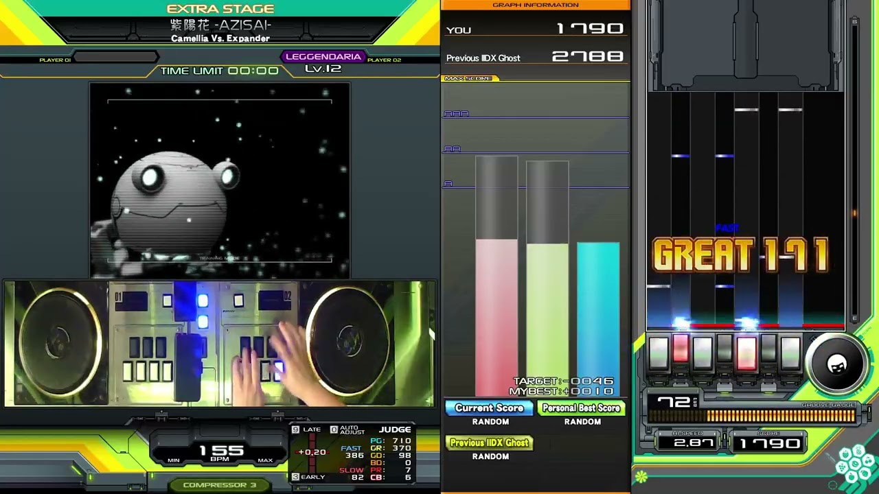 beatmania IIDX】紫陽花 -AZISAI- / Camellia Vs. Expander エクハ