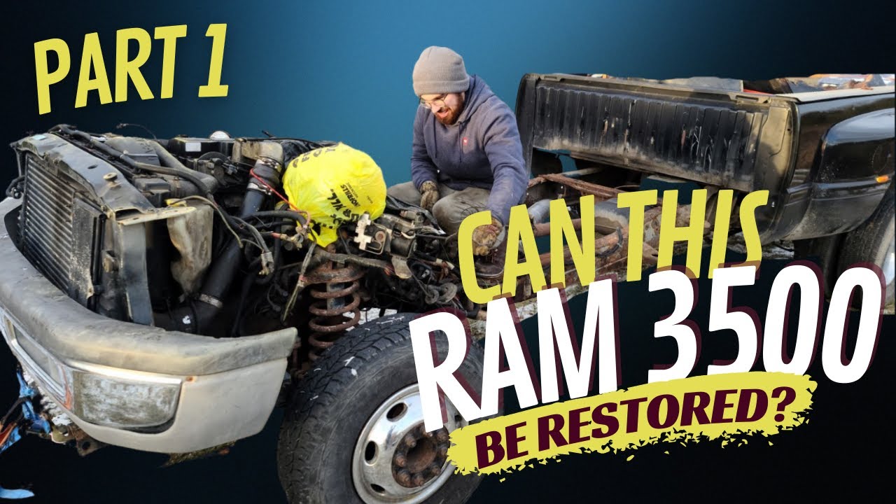 Восстановление рамы Ram 3500 Cummins 2001 года: часть 1, слишком много