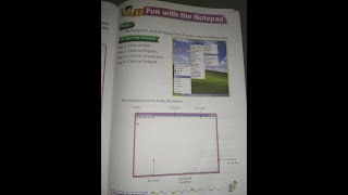 Computer std 3rd lesson no 7 Fun with notepad question and answer video based on cce pattern