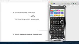 Casio FX-CG50 and FX-CG20 (Guide to using the GDC for Mathematics Edexcel Exam at specific questions