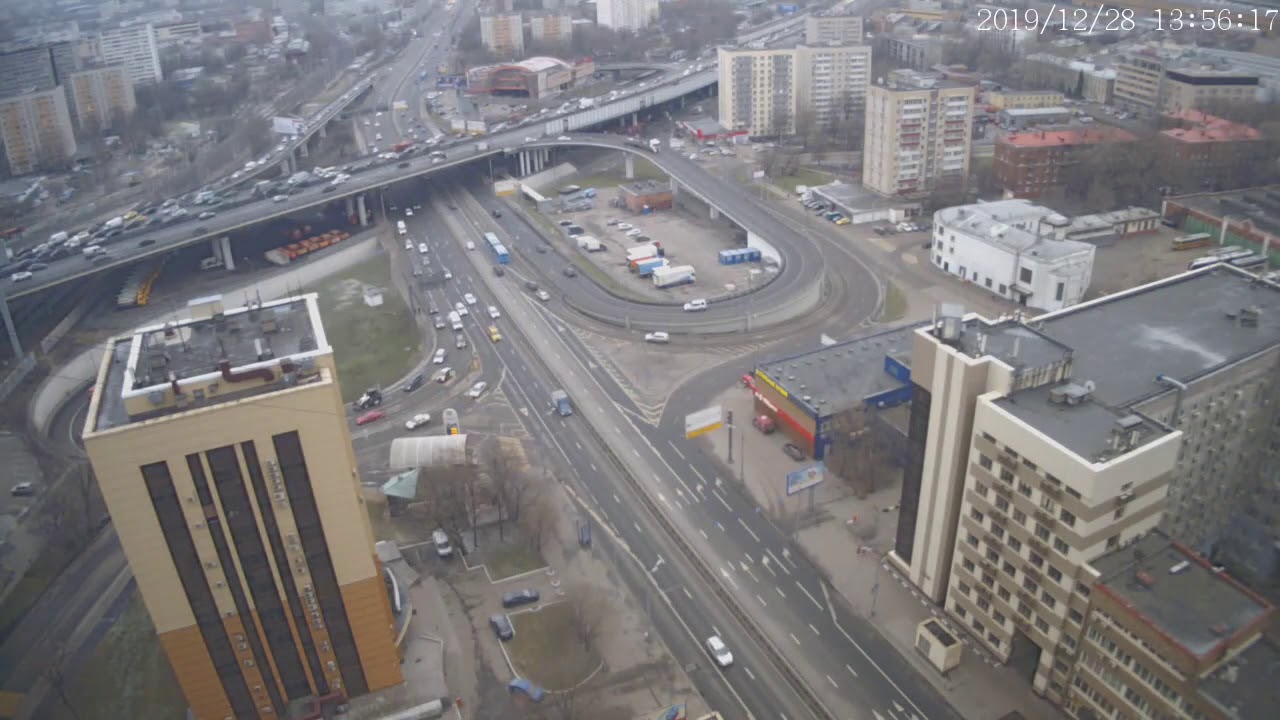 Москва - Нижегородская улица - веб камера 28.12.2019, 