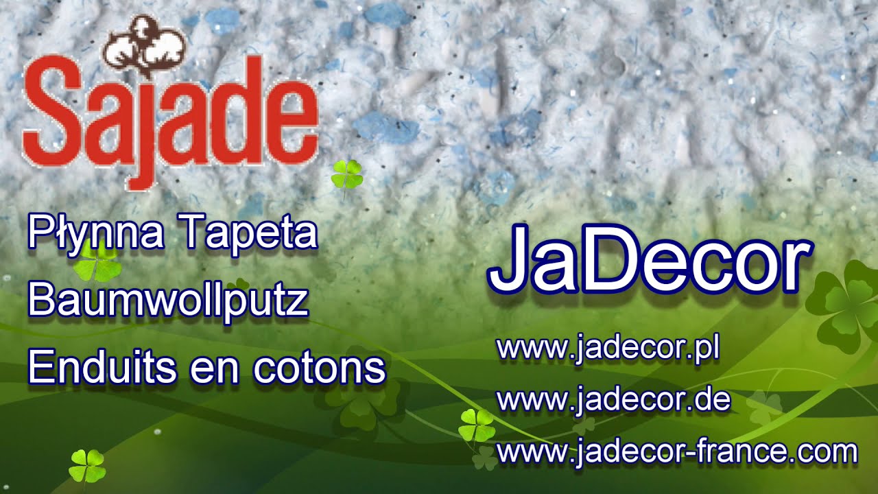 Wszystkie  wzory Sajade od JaDecor GmbH. Tynk Japoński - Płynna Tapeta Bawełniana.  WWW.JADECOR.PL