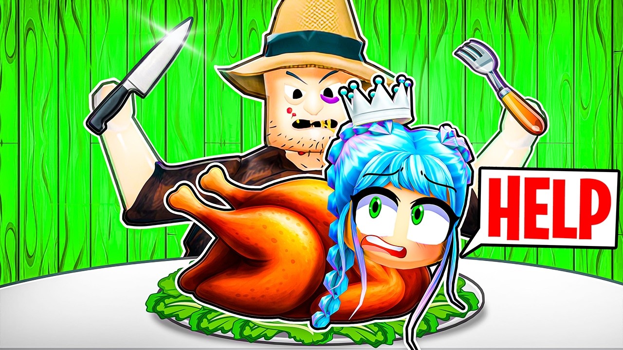 We Were Turned Into TURKEYS And Chased By A Crazy Farmer! (Roblox)