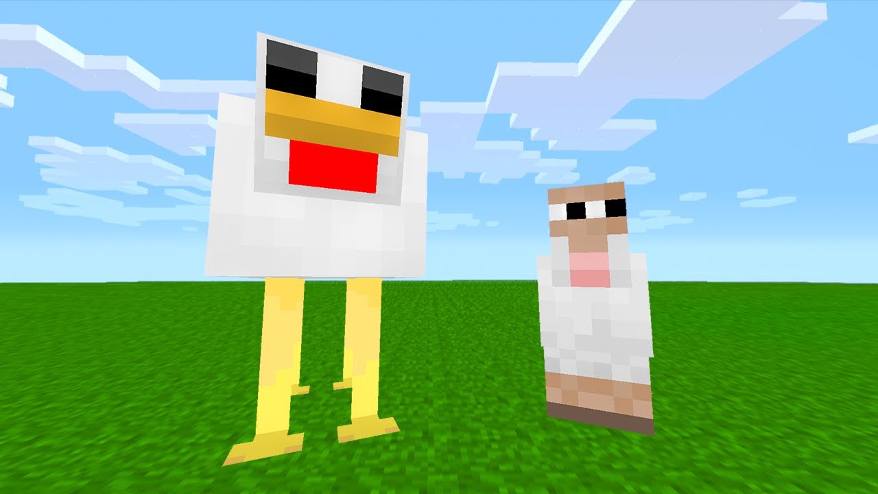 Minecraft, but the mobs are cursed... - YouTube