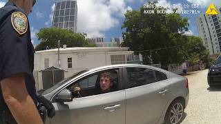 Nervous Teen Driver Pulled Over By Police 
