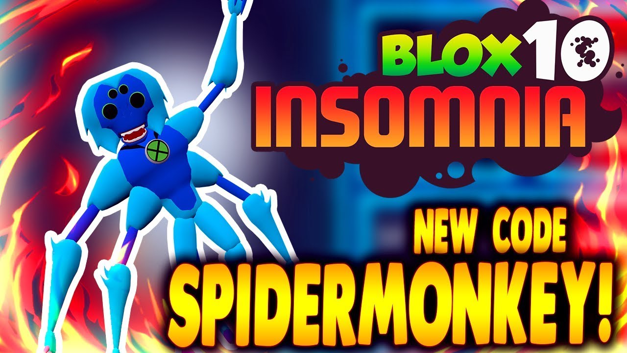 New Codes New Alien Spidermonkey More Blox 10 In - blox ten insomnia ghostfreak boss roblox