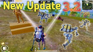 Finally!!🥳NEW UPDATE 3.2 MECHA FUSION FIRST GAMEPLAY PUBG Mobile | SOLO VS SQUAD