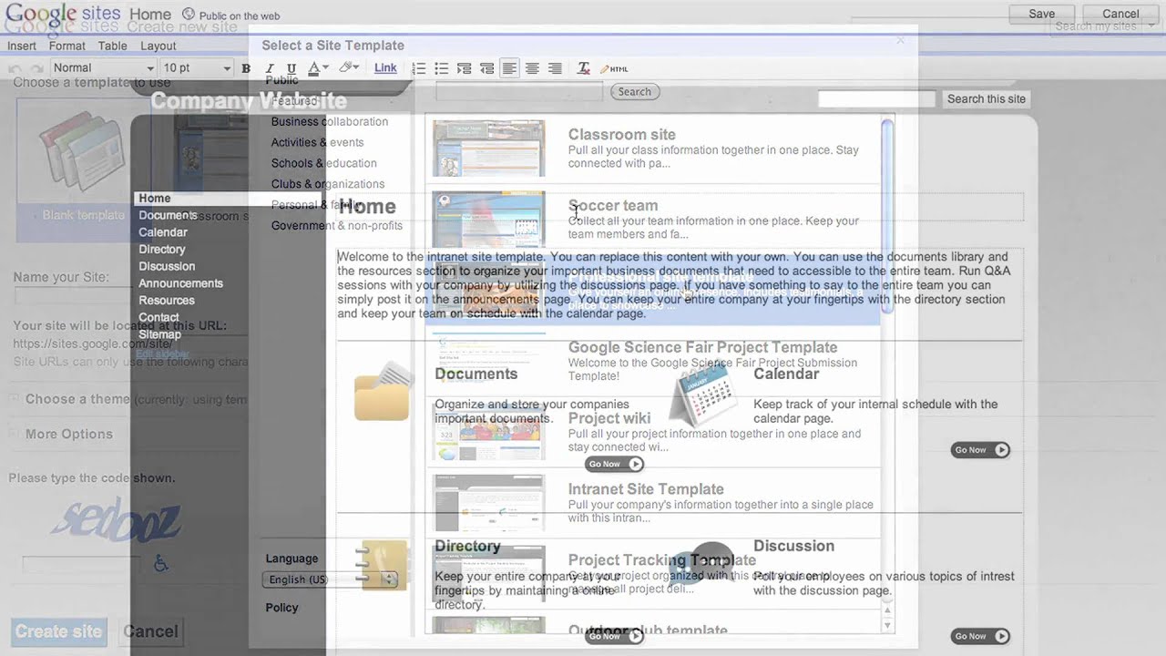 cloud platform competency Google Apps для бизнеса: Сайты Google (pусский / Russian)