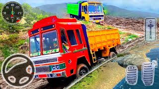 REAL INDIAN TRUCK CARGO DRIVE SIMULATOR 3D - PERMAINAN MOBIL TRUK ANDROID GAMEPLAY screenshot 2