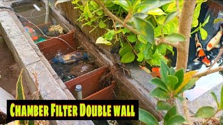 Keuntungan Chamber Filter Kolam Koi sekat Keramik / Double wall