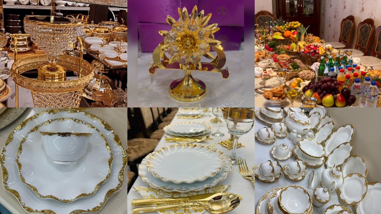Beautiful crockery items unboxing Med in Italy stylish bartan Beautiful ...