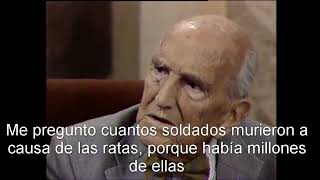 Veterano de guerra, a sus 93 años, nos describe la primera guerra mundial. 1988