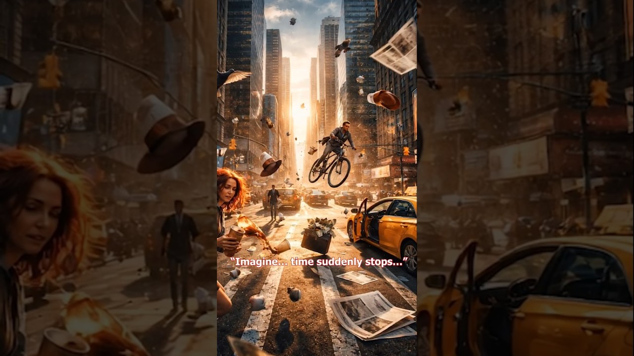 Imagine… time suddenly stops, What would you do?