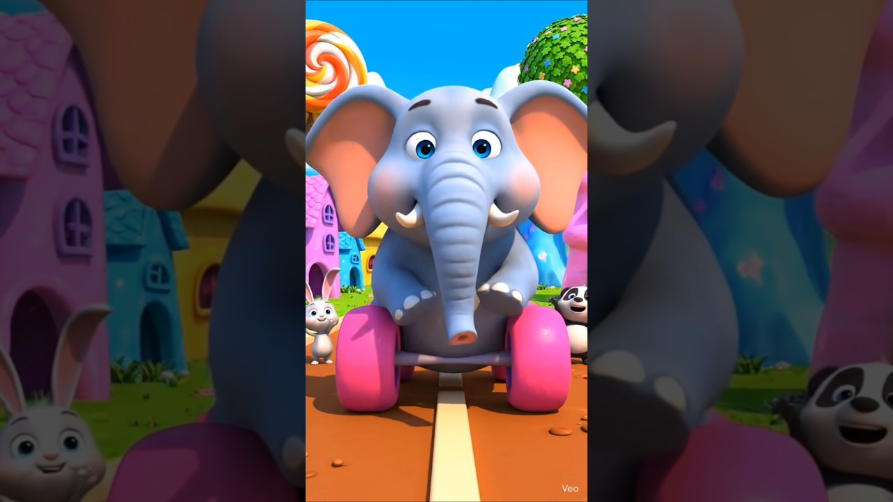 🍭Candy World me Motu Elephant bana Super Car 😱🚗 | Funny Animal Cars | Funny Animal Cars |