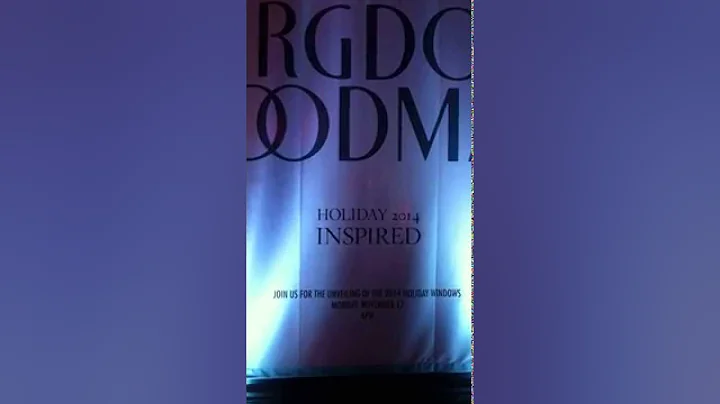 Exclusive!  Bergorf Goodman 2014 Holiday Window Unveiling