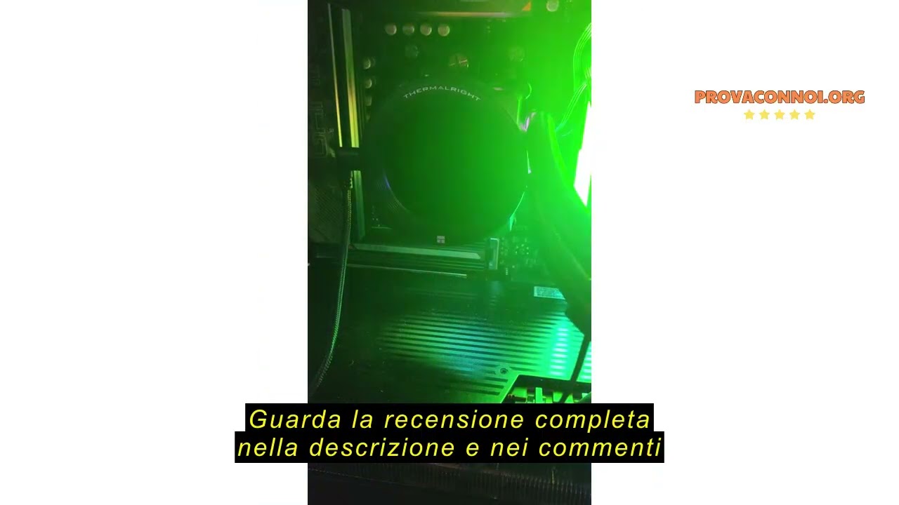 Recensione del Thermalright CORE VISION 360 Black ARGB CPU AIO, schermo IPS LCD con risoluzione 480