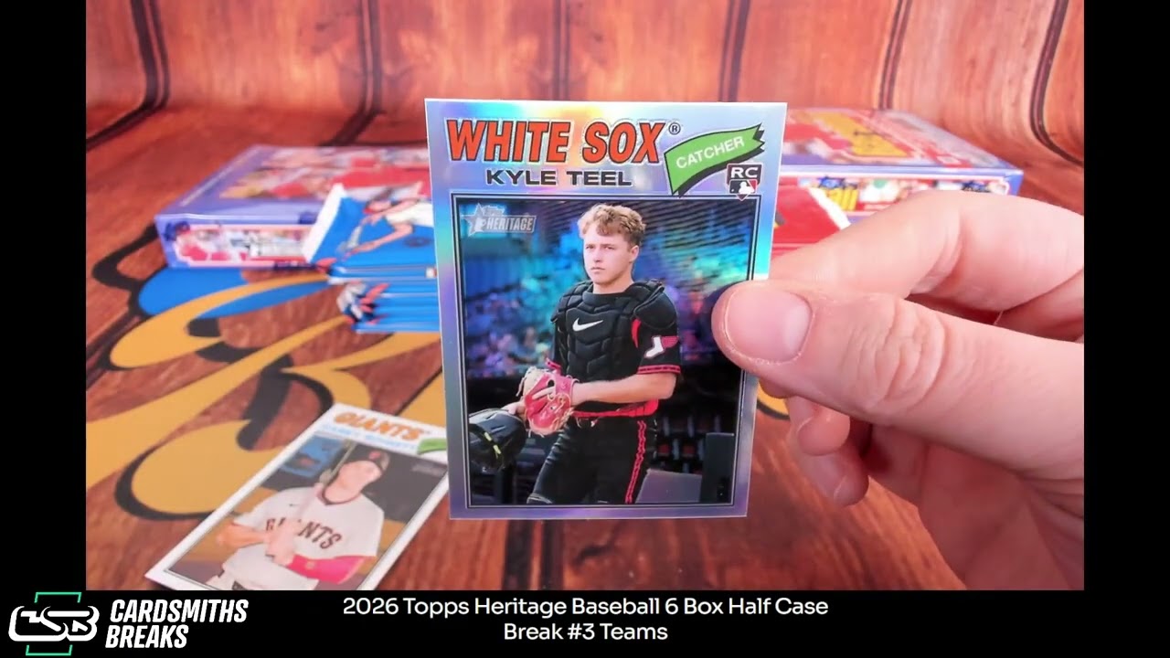 2026 Topps Heritage Baseball 6 Box Half Case Break #3