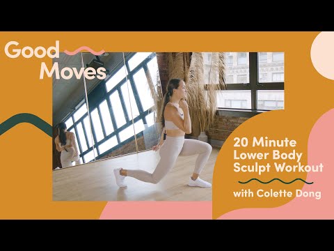 20 Minute No Equipment Lower Body Workout | Good Moves | Well+Good