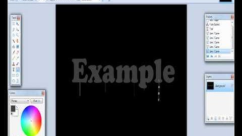 Neat Text Effect On Paint.Net