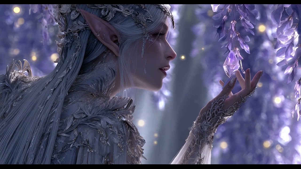 Relaxing Music for Sleep - Elegant High Elf in the Whispering Woods