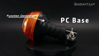 HY-419H MINI BEACON LIGHT HIGH POWER R65 CE SAE