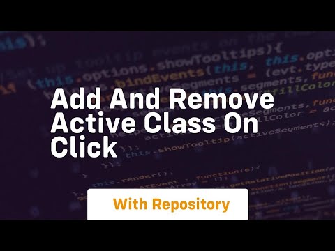 add and remove