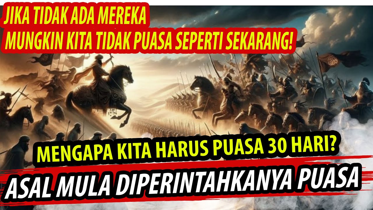 SEBELUM BULAN PUASA BERAKHIR ANDA HARUS MENGETAHUI HAL INI❗ KISAH TENTANG BULAN RAMADHAN