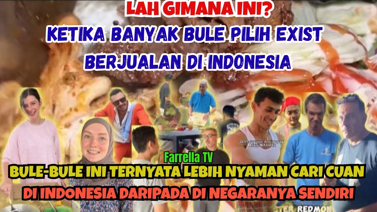 LAH GIMANA INI? BULE2 INI TERNYATA LEBIH NYAMAN CARI CUAN DI INDONESIA DARIPADA DI NEGARANYA SENDIRI