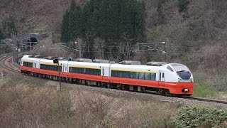 奥羽本線 E751系2043M特急つがる3号 白沢~陣場① 2014年4月30日