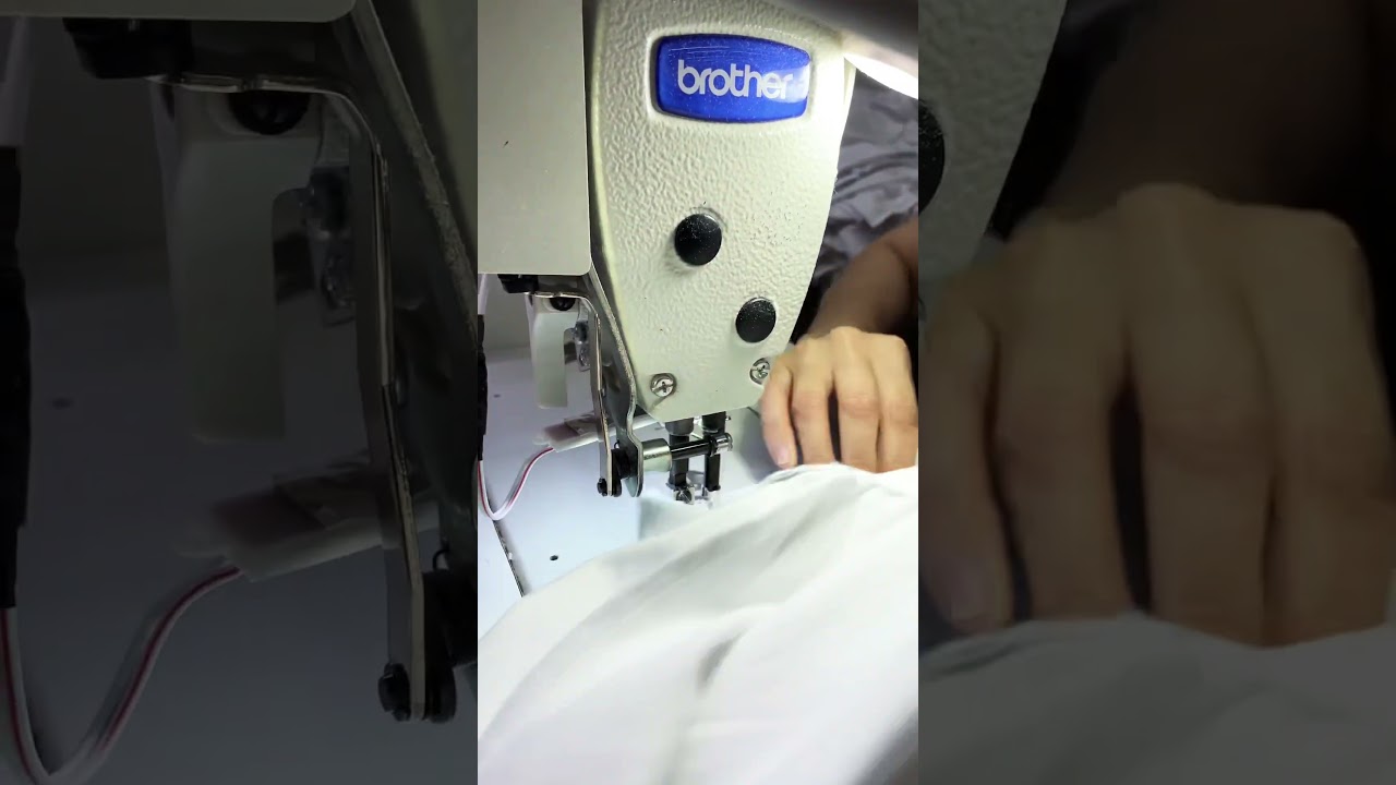 Прямая строчка на изделии. Straight line on the product. 