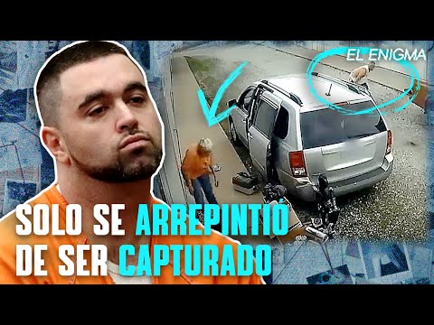 Las cámaras de seguridad captaron su horrible crimen