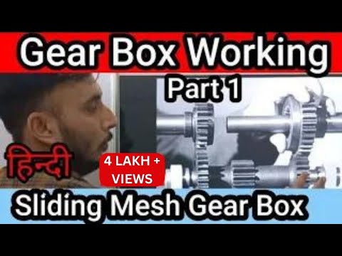 Gear Box Working || Gear Box Kya hota hai || Sliding mesh Gear Box || Working of Gear Box