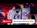 Bhuvan Bam with Karan Johar @ YouTube FanFest Mumbai 2019