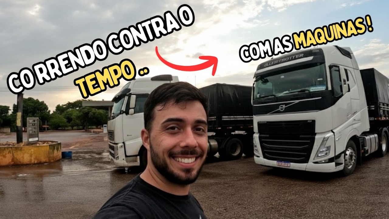 CORRENDO CONTRA O TEMPO COM AS MÁQUINAS!⏱️🚛