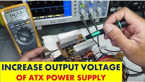#193 How to increase or Adjust ATX AT2005 IC Power Supply For Higher Output Voltage