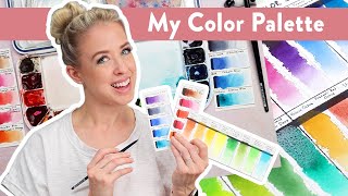 What's on my Palette?  Tips for Choosing the Perfect Watercolor Paint Colors