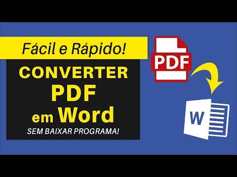 Vídeo: Qual é o melhor conversor gratuito de Word para PDF?