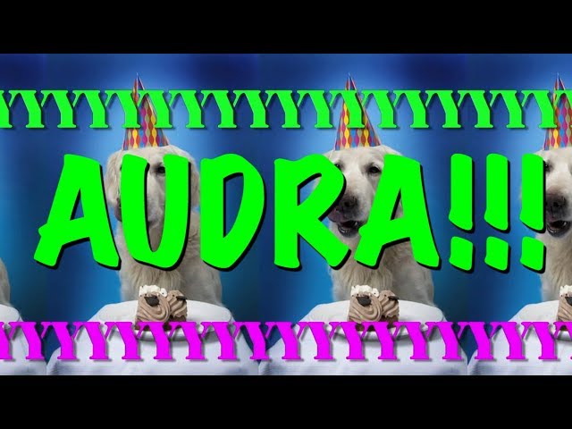 HAPPY BIRTHDAY AUDRA! - EPIC Happy Birthday Song