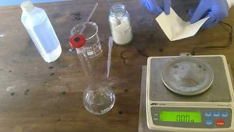 Making up a Standard Solution