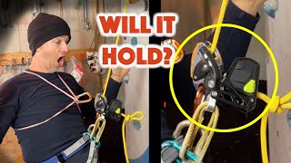 The Edelrid Fuse as a Lead Rope Solo Backup: Real Drops!