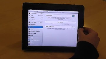 Use guided access on your iPad