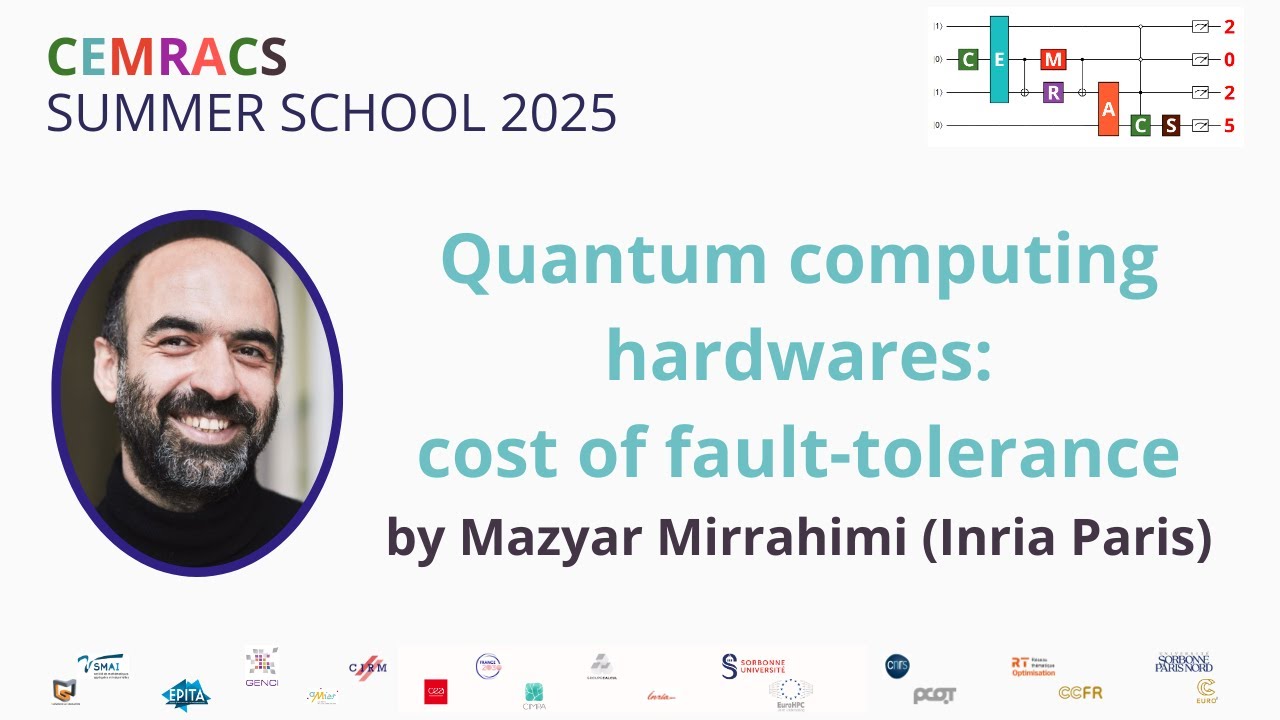 Cemracs 2025 - Quantum computing hardware: cost of fault-tolerance